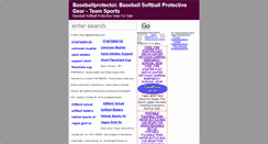 Desktop Screenshot of baseballprotectoi.com