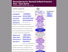 Tablet Screenshot of baseballprotectoi.com